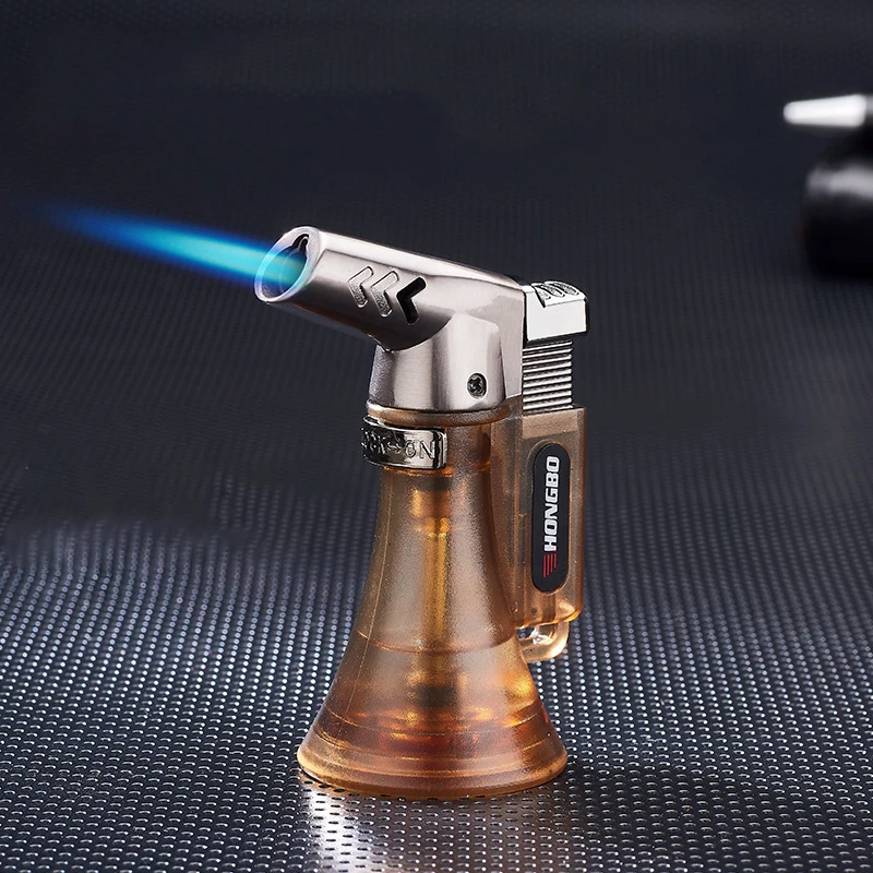 

Mini Butane Jet Torch Windproof Gas Lighter Turbo Plastic Fire Ignition Cigar Pipe Kitchen Lighter Outdoorturbo Lighter