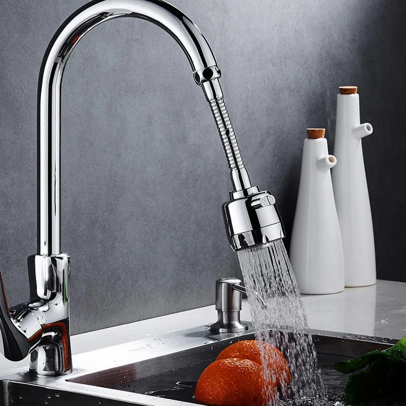 360 Degrees Rotary Kitchen Faucet Bathroom Spray-Shower Filter Water Saving Tap Faucet Bubble Aerator Nozzle Filter