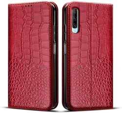 Elegant Soft Leather Flip Phone Case for 6.59 Devices - Sleek Protective Cover (Style 1 Red)