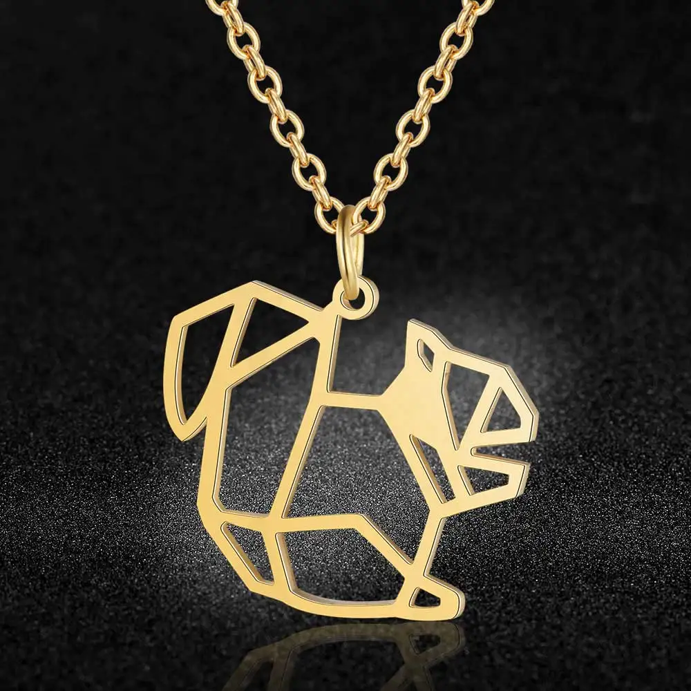 100% нержавеющая сталь животное белка модное ожерелье для женщин оптовая продажа