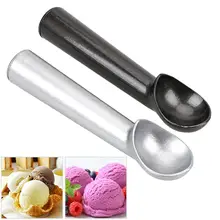 Ice Cream Tools Portable Aluminum Alloy Non-stick Anti-feeze Ice Cream Scoop Spoon For Home Kitchen Accessories