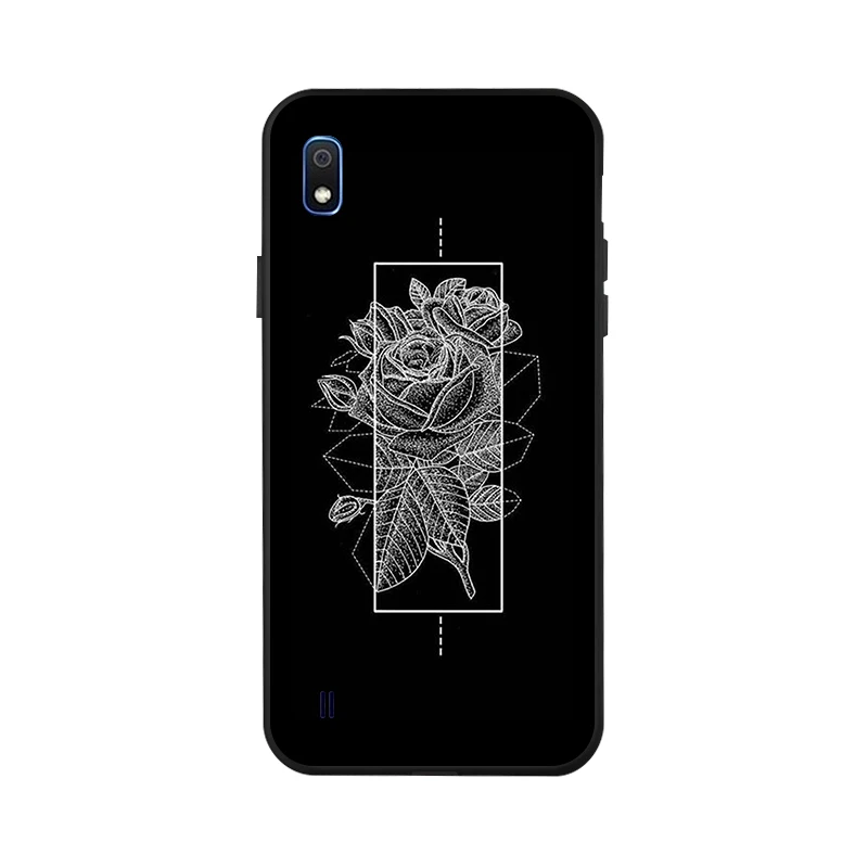 Ojeleye Case For Samsung Galaxy A10 Case Fashion Black Silicon Cover For Samsung Galaxy A70 A50 A40 A10s A20s M30s A90 5G Covers - Цвет: x074