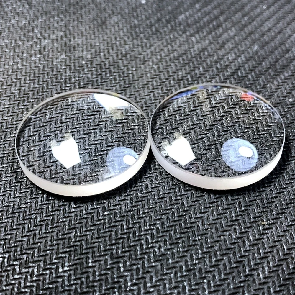 Optical lenses K9 Glass Super Clear Plano Convex Lens for Experime Diameter 27.4mm , Focal 57.7mm Focal Instrument lentes