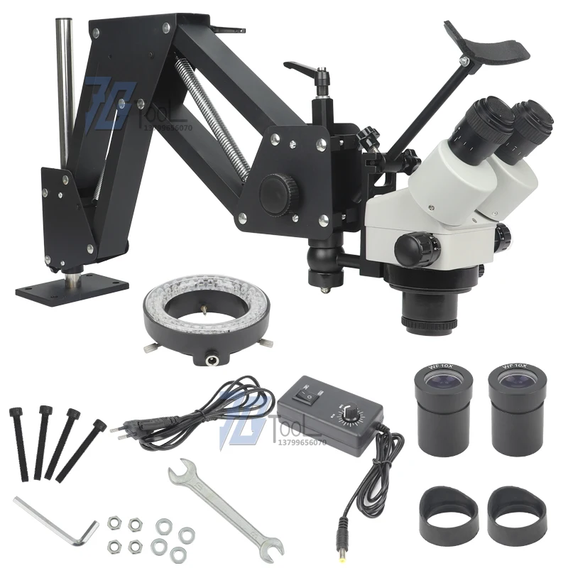 Jewelry Optical Tools Super Clear Microscope with Magnifier Stand