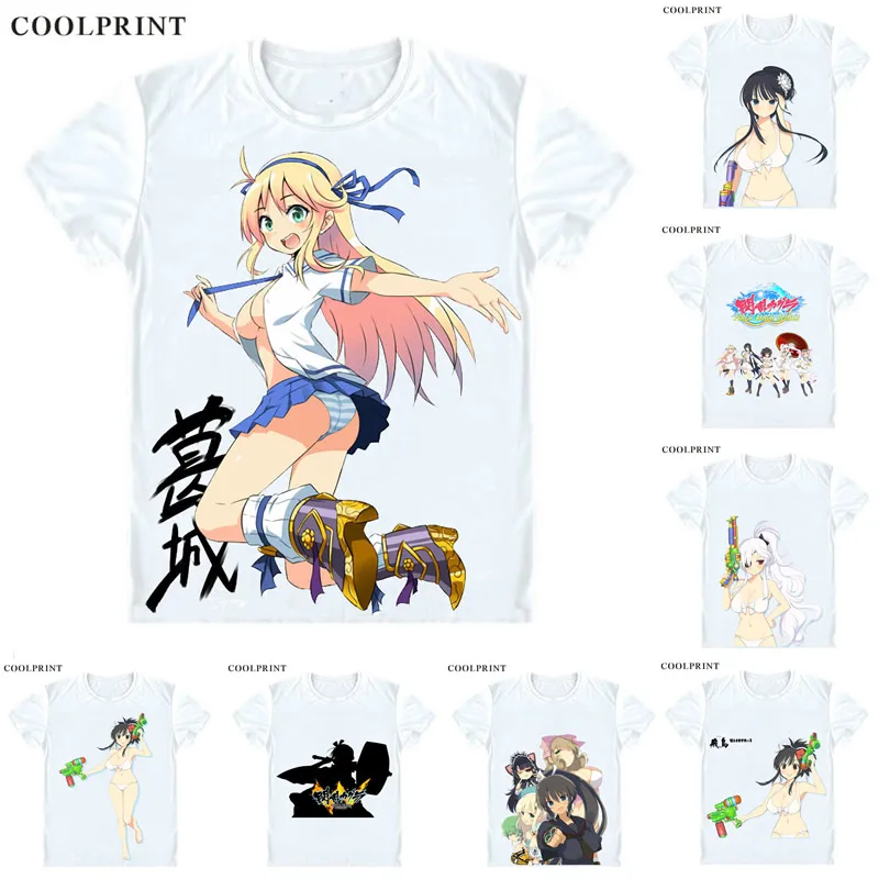 Senran Kagura футболка Shinovi VS модная аниме пользовательский Повседневный Косплей
