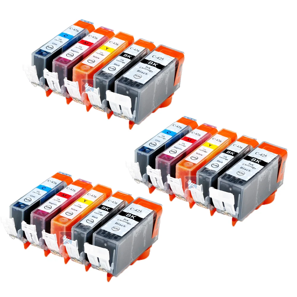 PGI-425 Cli-426 совместимый чернильный картридж для принтера Canon PGI425 CLI426 PIXMA IP4840 IP4940 IX6540 MG5140 MG5240 MG5340 MX714 принтер