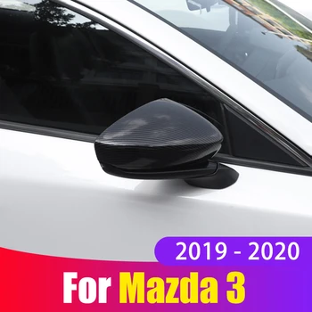 

For Mazda 3 Axela 2019 2020 ABS Chrome Car Rearview Mirror Cover Frame Shell Wing Mirror Housing Trim Accessories