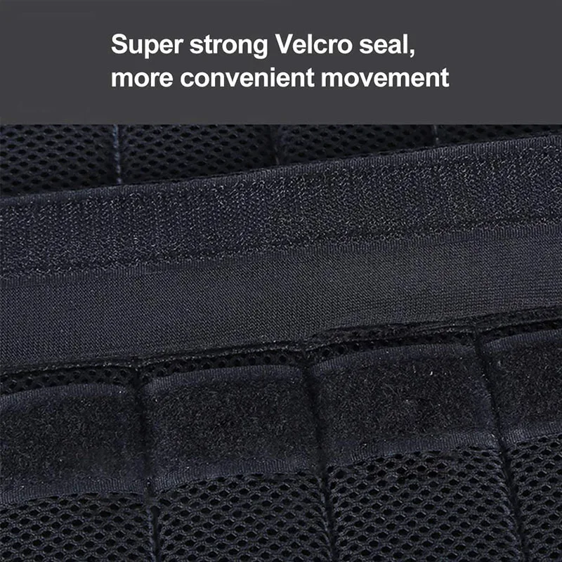 15KG 30KG Loading Weight Vest Adjustable Weights Jacket Breathable Shockproof with Multi Pockets For Running  Weight Lifting 6