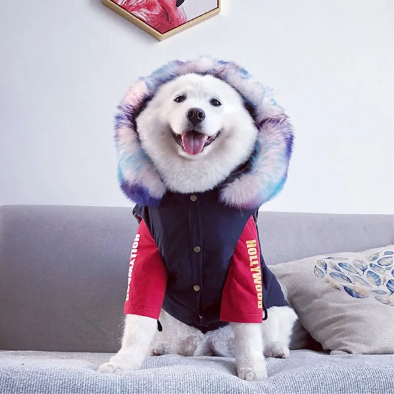 

Pets Big Dogs Products Winter Fashion Warm Coat For Huge Dogs