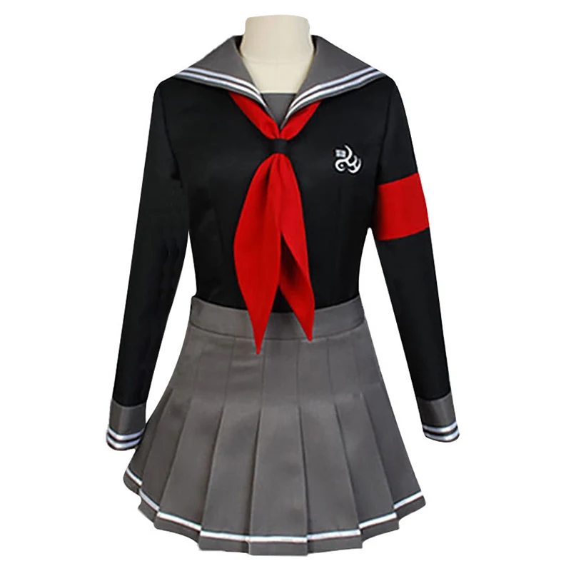 CosDaddy Peko Pekoyama Cosplay Costume School Jk Uniform Skirt Salior Full Set Women Girl Anime for Halloween Party |