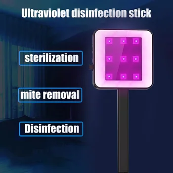 

UV-C Lightweight Lamp Home Bactericidal LED Sterilize USB Disinfection Light for Household Rooms Protection Supply