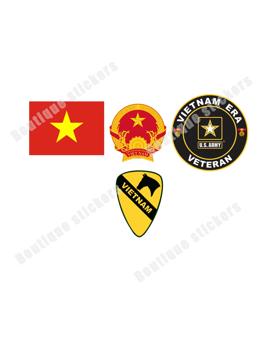 Bandera de Vietnam, emblema nacional, pegatina de veteranos de Vietnam  Dong, pegatina de gasolina para coche, parachoques, casco de motocicleta -  AliExpress, image size:900x1200