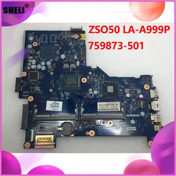 

FOR HP 15 R 15-R Laptop Motherboard notebook mainboard ZSO50 LA-A999P 759873-501 759873-601 759873-001 board I3-3217U CPU SLJ8E