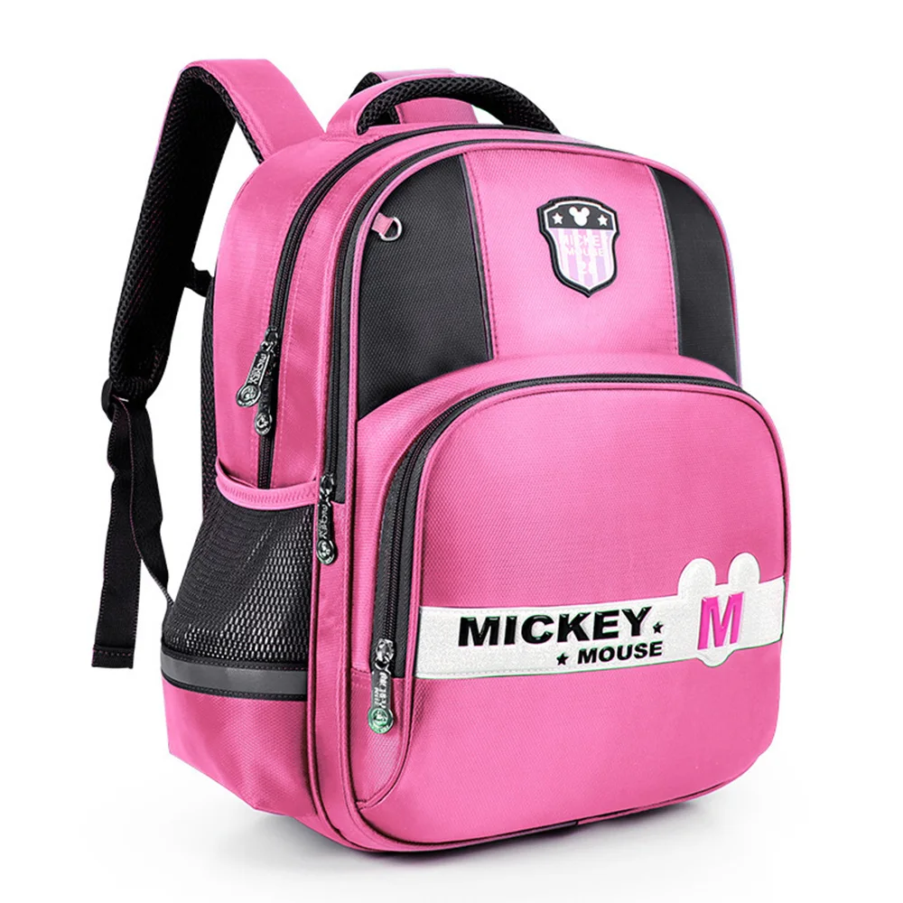 

Disney cartoons Waterproof Backpack School Bags For Teenage Boys Girls Mickey Mouse Bookbag Large Capacity Mommy bag
