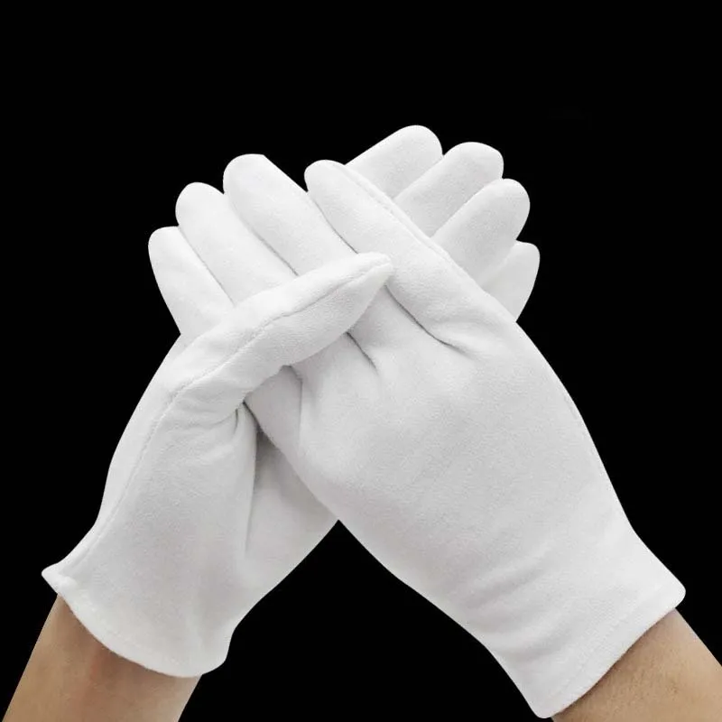 Белые перчатки для работы с защитой труда, удлиненные толстые защитные перчатки