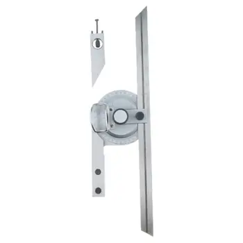 

Tool Bevel Protractor Supply Angle Finder Stainless Steel Measuring Rulers