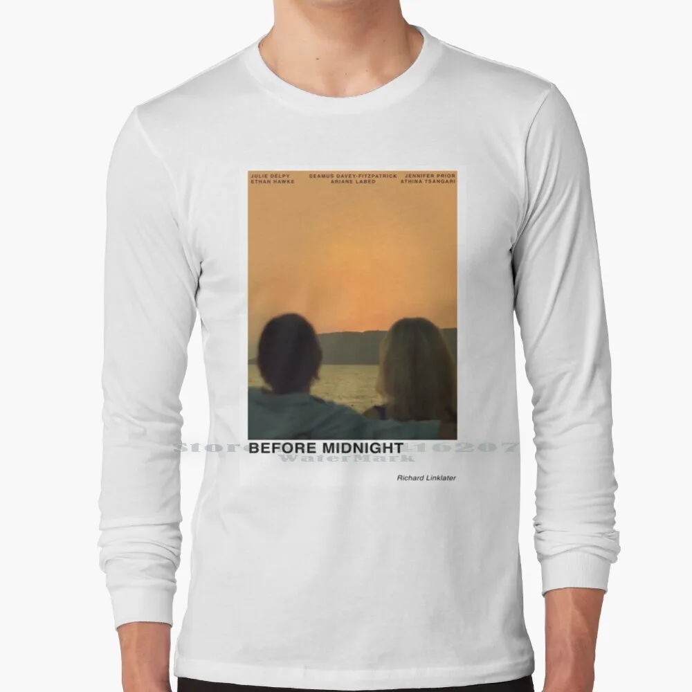 Maglietta Prima Della Mezzanotte 100% Puro Cotone Prima Della Mezzanotte Prima Della Trilogia Prima Dell'Alba Prima Del Tramonto Luglio Delpy Stephen 