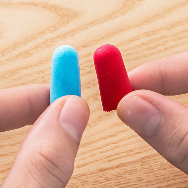 Soft Sponge Ear Plugs Sound Insulation Ear Protection Earplugs Noise Reduction Sleeping Plugs Color Random