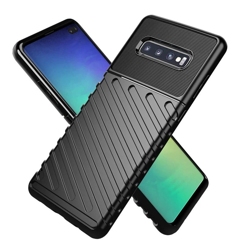 Military Heavy Duty Armored Case For Samsung S10 Plus Lite e S10e Rugged Silicone S20 Ultra Cover | Мобильные телефоны и