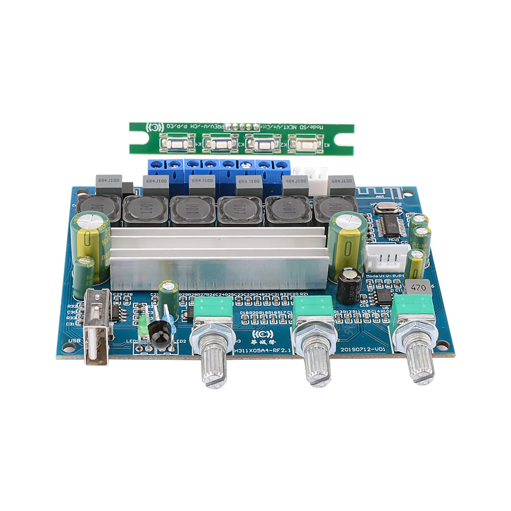 AIYIMA TPA3116 Bluetooth 4 2 усилитель сабвуфера аудиоплата 2X50W + 100W 1 каналов мощности звука