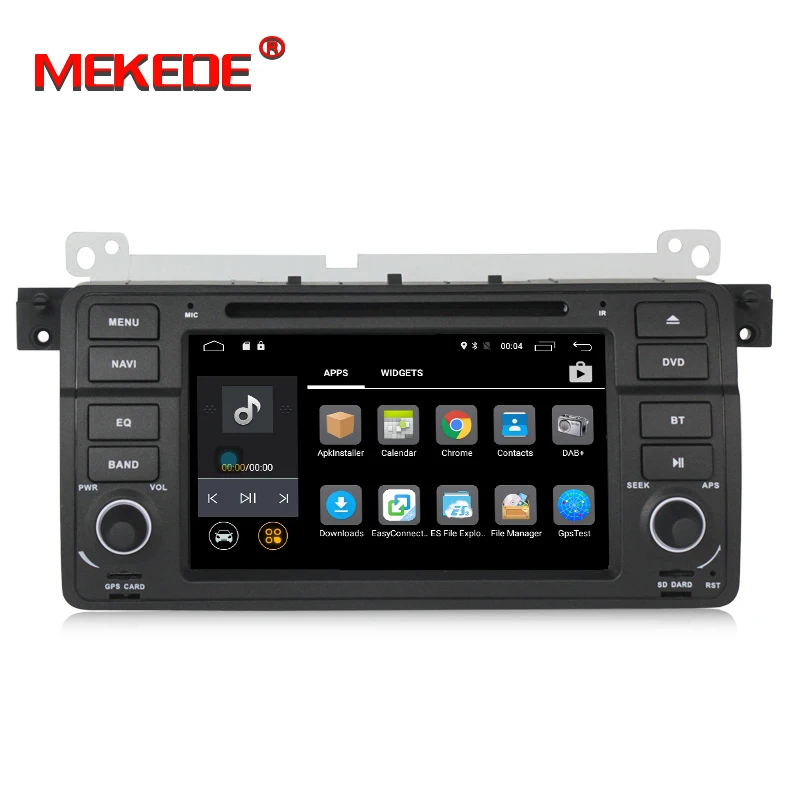 MEKEDE Android 7,1 автомобильный dvd-плеер мультимедиа для 3 серий E46 M3 с Canbus Wifi gps FM Радио стерео четырехъядерный 2G ram 16G rom