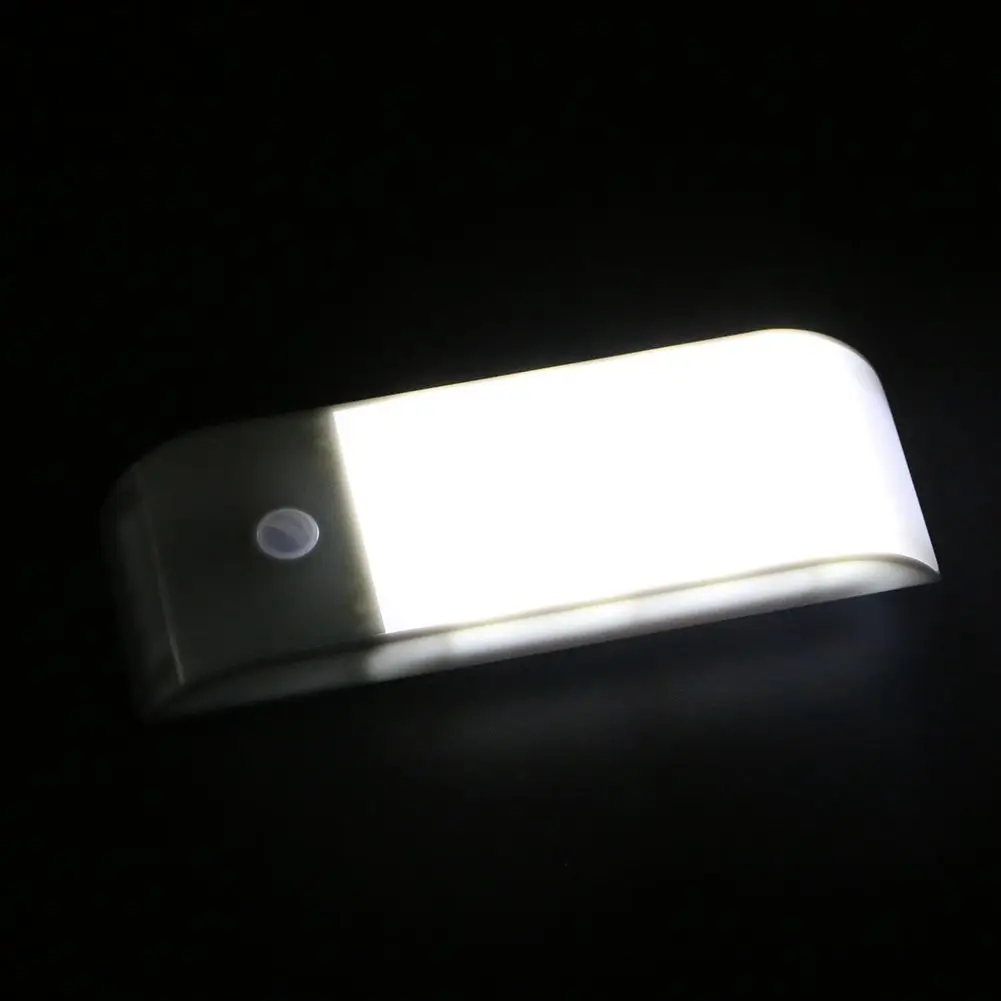 12LED USB Перезаряжаемый светильник с датчиком движения, настенный светильник для гардероба(белый светильник