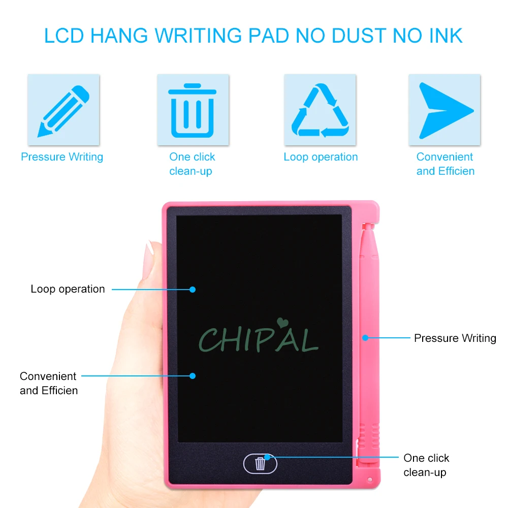 CHIPAL 4 &quotЖК цифровой графический планшет для письма электронный блокнот