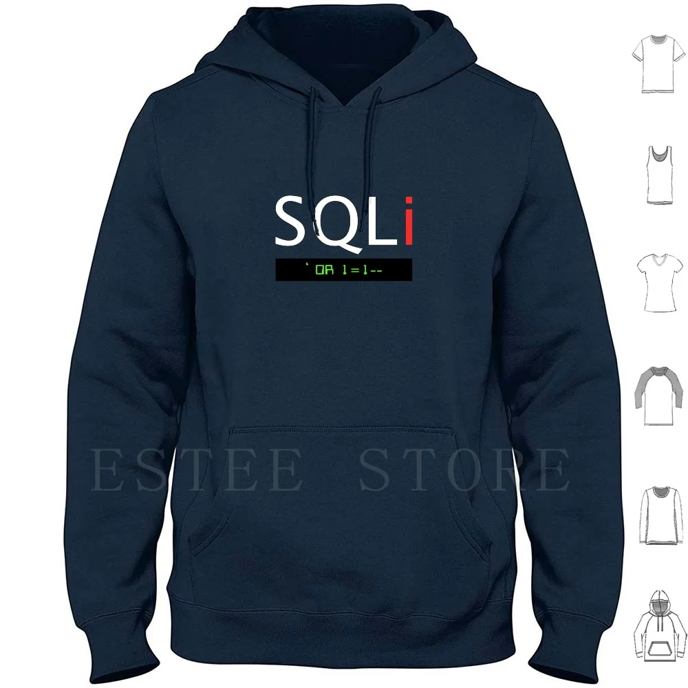 Sql Felpa Con Cappuccio Ad Iniezione Manica Lunga Sqli Sql Iniezione Iniezione Database Attacco Di Perdite Virus Bypass Server Di Accesso Haxor