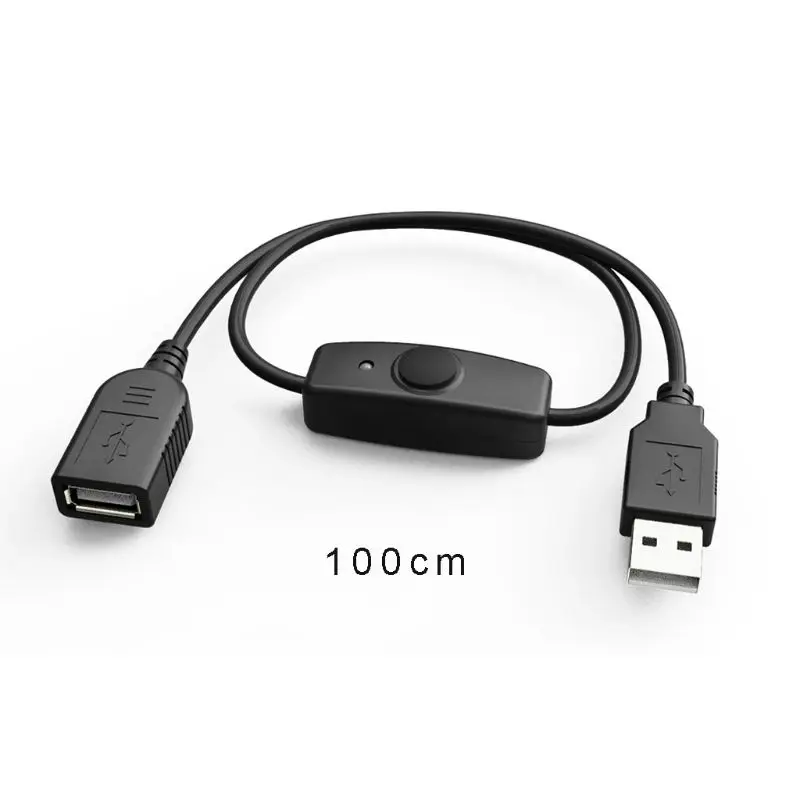 USB 2 0 удлинитель для синхронизации данных Удлинительный кабель с выключателем