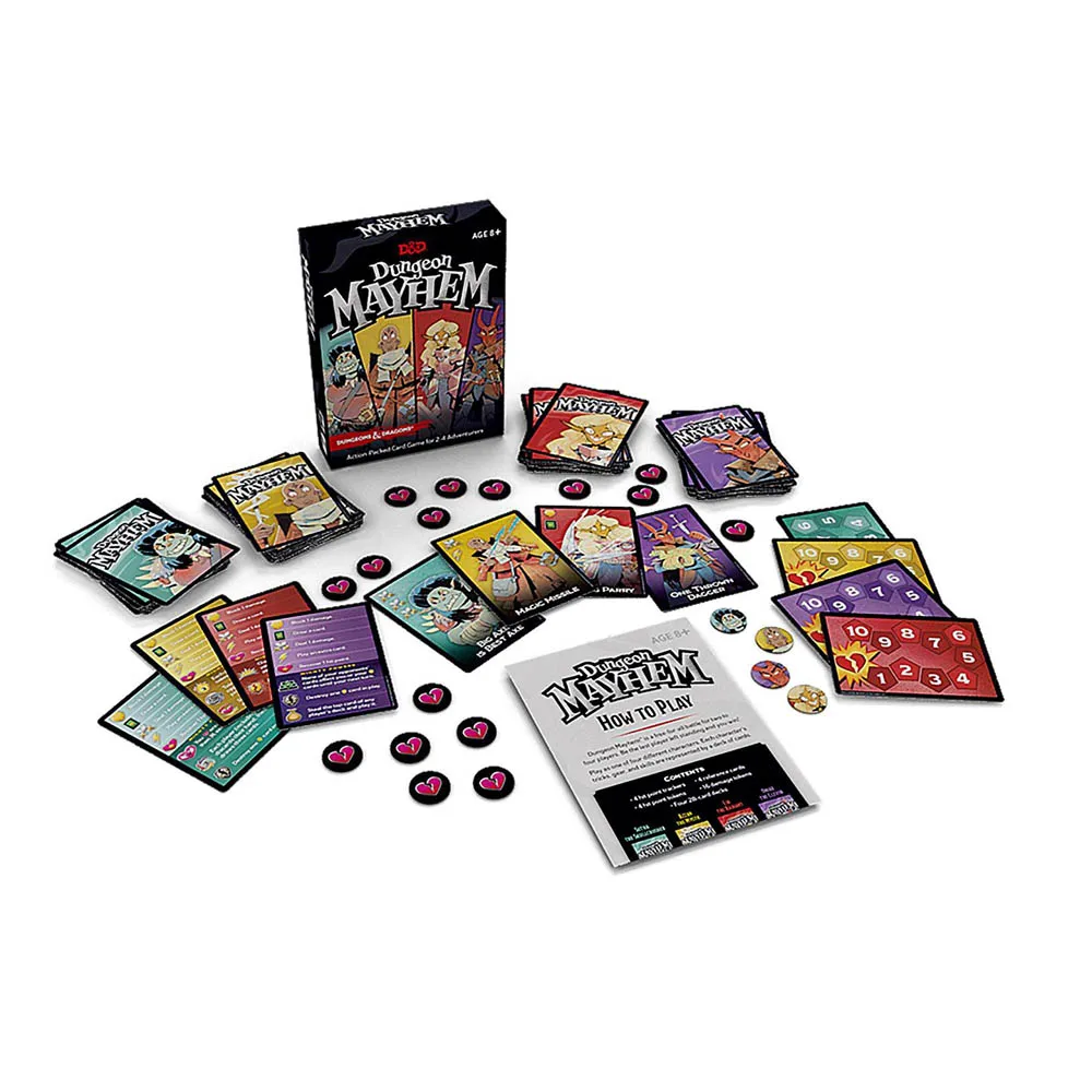 Dungeon Mayhem Board Game Dungeons Dragons Card Game Funny Party Game Family Friend Entertainment Playing Card Games