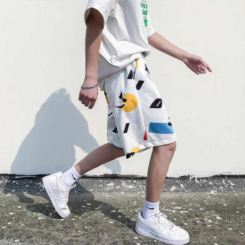 Boardshorts Men Streetwear Printed 