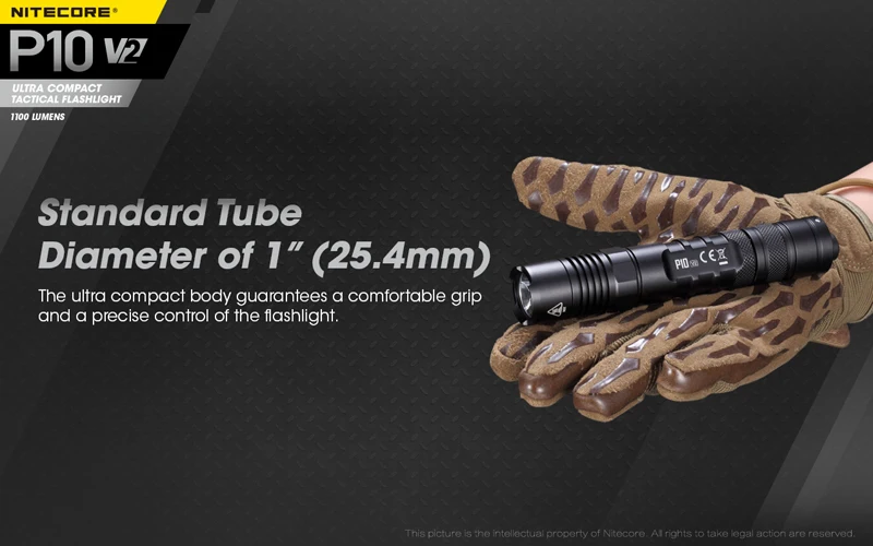 NITECORE P10 V2 LED Tactical Flashlight (14)