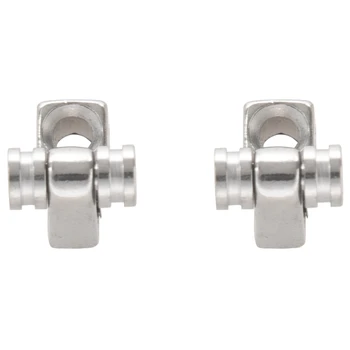 

Set of 2 Chrome Roller String Retainer Trees Guitar Parts