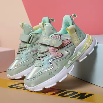 

2020 New Kids Girls Running Shoes Fashion Casual Girls Kids Sneakers Gym Shoes For Girl Soft Bottom Children Walking Trainers