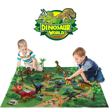 

Activity Play Mat Trees Educational Realistic Dinosaur World Christmas Gift Toy Baby toys Детские игрушки Juguetes para niños