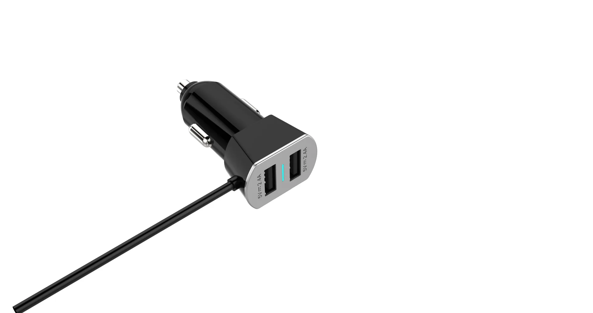 OnePlus 2 линия двухпортовое USB зарядное устройство, 4.8A автомобильное зарядное устройство, мобильный телефон Быстрая зарядка большой ток 2.4A зарядка