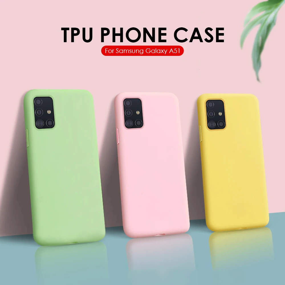 Чехлов из термопластичного полиуретана (TPU чехол для samsung Galaxy A71 A51 A90 A80 A70 A50S A50 A40 A30S