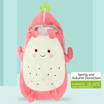 

Newborn Baby Sleeping Bag Pure Cotton Anti-Shock Sleeping Bag Spring And Autumn 96*48cm 38.58*18.9in Sleeping Bag For Stroller