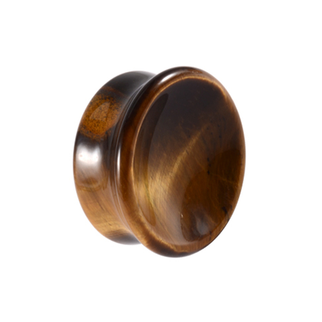 Organic Natural Stone Ear Plug Ear Guage Tunnels Streamer Flare Saddle  Ear Expander Stretcher Piercing Body Jewelry 6-25mm