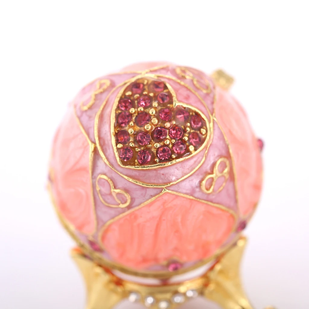 Хрустальное яйцо драгоценные безделушки коробка эмалированная подвеска в виде сердца хрустальные украшения комнаты