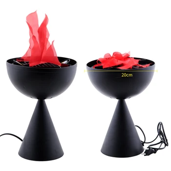 

NEW Halloween Electronic Brazier Lamp Hanging Light 3D Flickering Fake Fire Simulation Flame Party Stage Decor Lighting