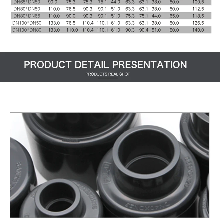 40*20 40*25 40*32mm conectores da tubulação de
