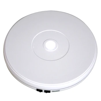 

Electric Motorized Rotating Turntable Display Stand with LED 25cm Centric Loading for Shop Display EU Plug