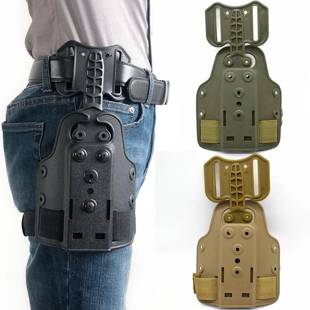Universal Gun Holster Thigh Holster Platform Hunting Combat Glock17 M9
