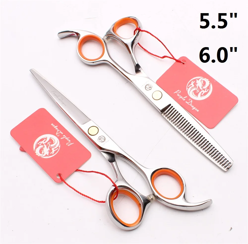

Y1218 5.5" 6"Professional Hairdressing Scissors Barber Haircutting Shear Set Razor Sharp