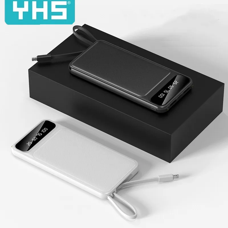 Power Bank 30000mah External Battery PoverBank USB LED Powerbank Portable Mobile phone Charger for XiaomiMI with table | Мобильные