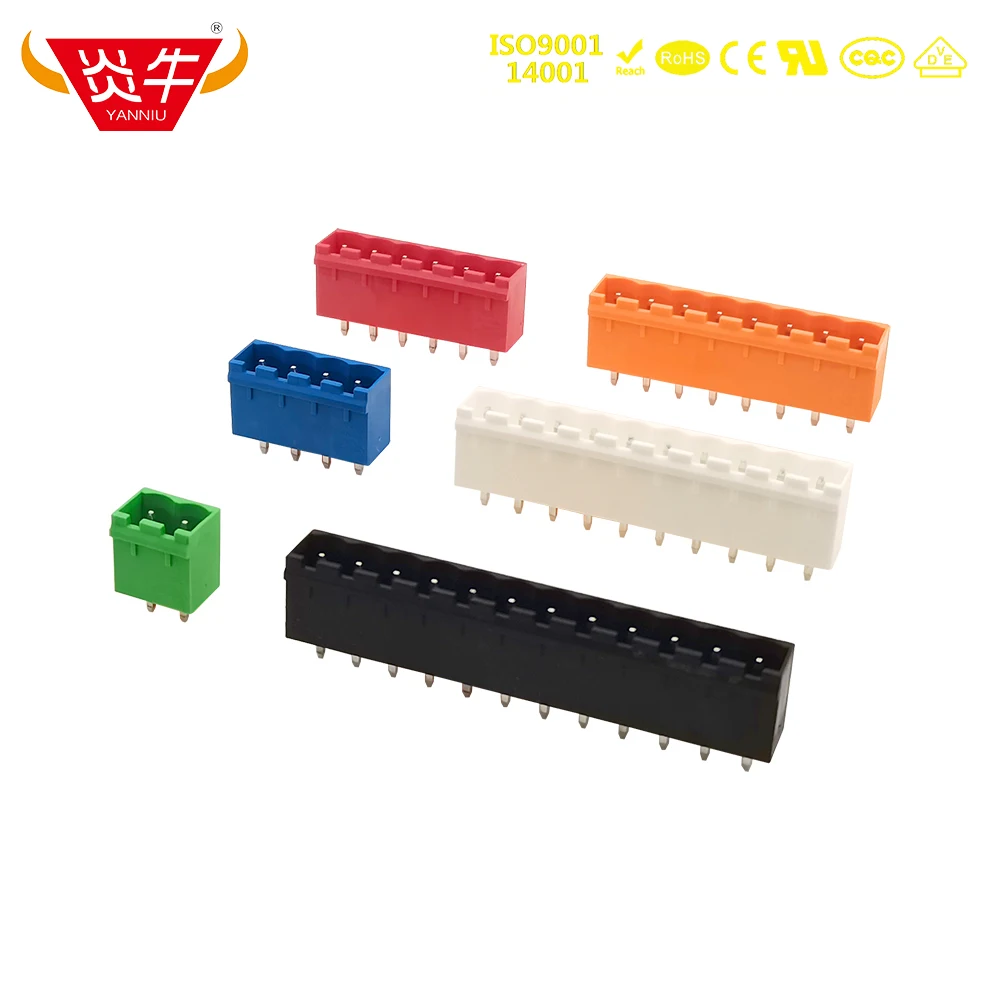 20 Pair 4 Pins 5.08mm Pitch Male Female PCB Screw Terminal Block Adapter - View #7
