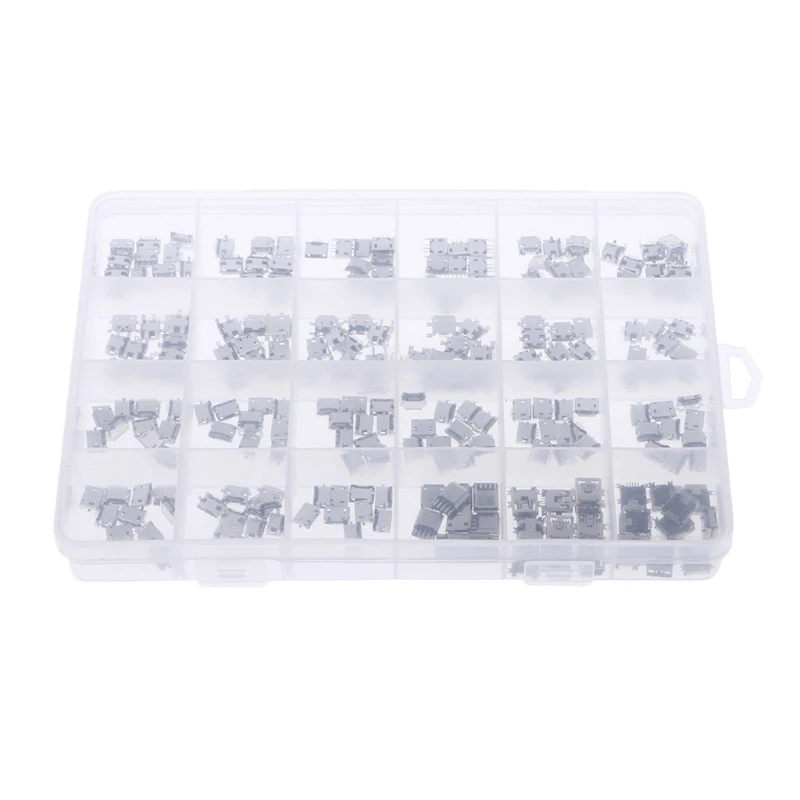 

10 Models Each 5Pcs with Box USB Connector Socket Jack USB Connectors Set for MP3/4/5 Lenovo ZTE