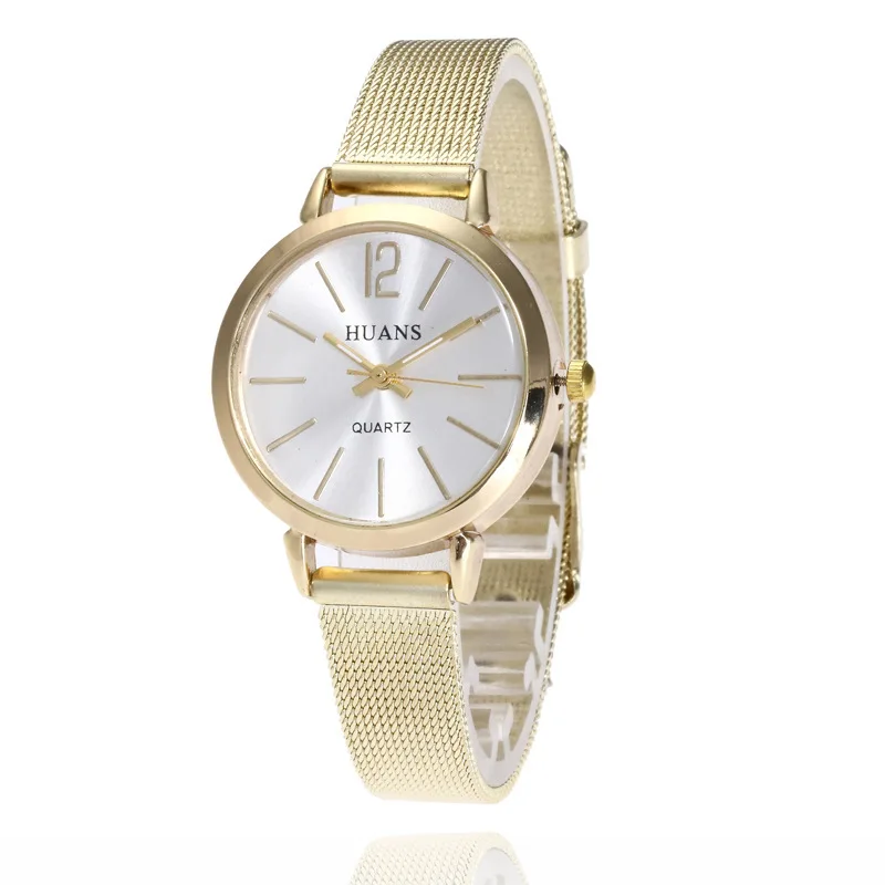 

New Style Fashion Mesh Belt Students Couple Watch Simple Men And Women Quartz Mesh Belt Watch Wholesale Currently Available