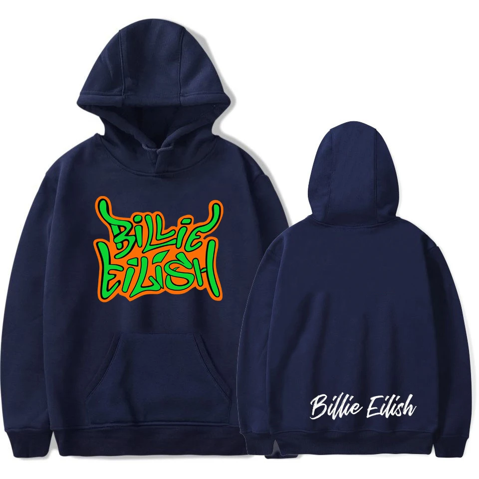 Billie Eilish уличная толстовка с логотипом, Толстовка для женщин и мужчин, толстовка, Одежда Harajuku, повседневные толстовки в стиле хип-хоп, Kpop, толстовки